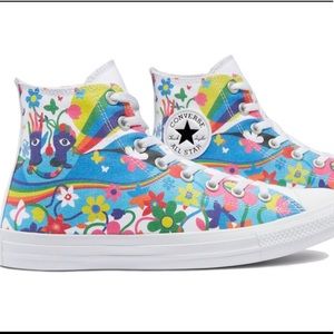 Never worn, Multi Color Converse!